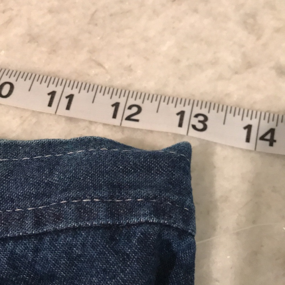 Vintage On the Verge Denim Skirt Womens Size 6 Button New with Tag Made in USA - Picture 7 of 9